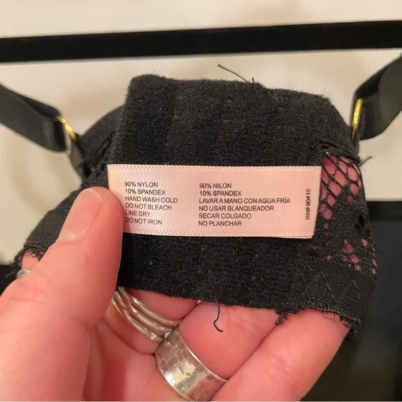 Juicy Couture Sexy Black Floral Laced Bra - Picture 6 of 6